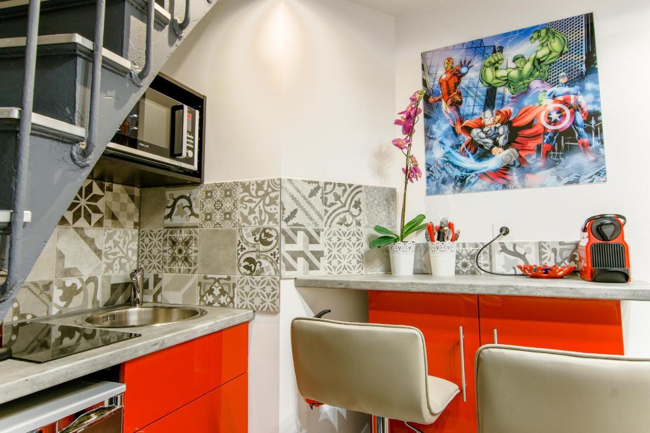 25 - Fun Duplex In Montorgueil Apartman Párizs Kültér fotó